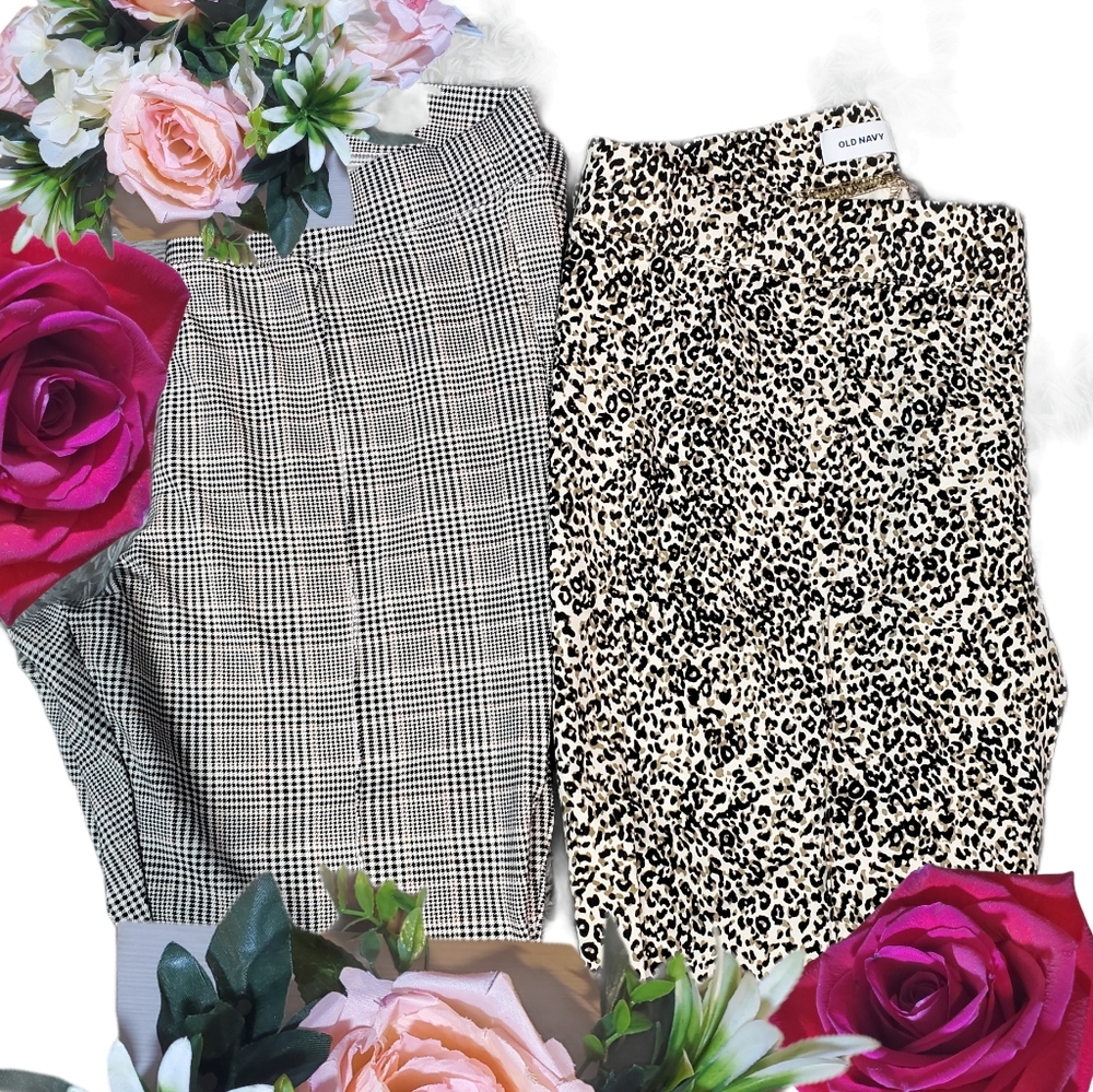 🌹Dress pants Only the animal print available!